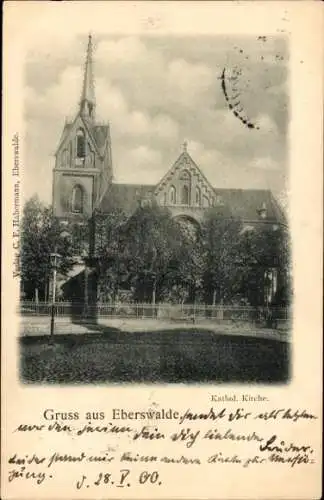 Ak Eberswalde in der Mark, Katholische Kirche