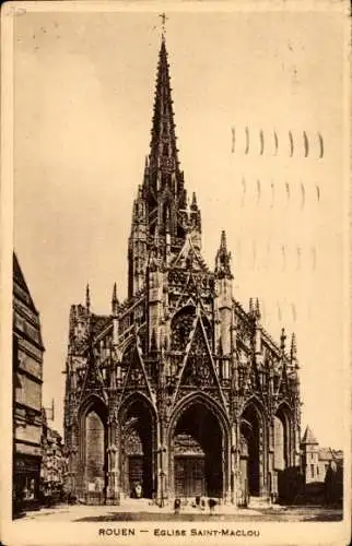 Ak Rouen Seine-Maritime, Kirche Saint Maclou