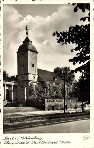 Ak Berlin Schöneberg, Hauptstraße, Paul-Gerhard-Kirche