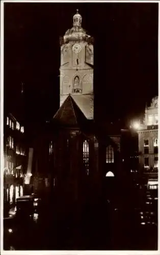 Ak Meißen an der Elbe, Frauenkirche, Porzellan-Glockenspiel