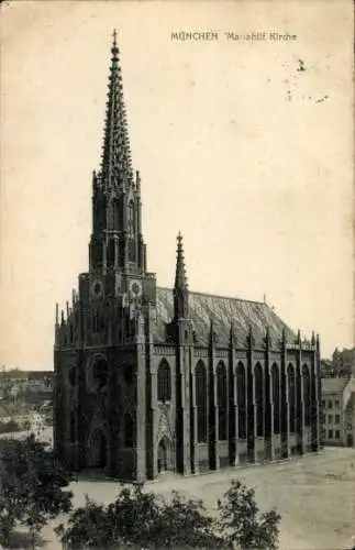 Ak München, Mariahilf Kirche