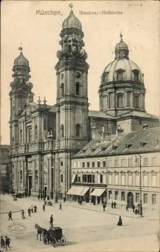 Ak München, Theatiner-Hofkirche