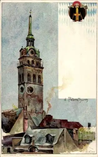 Jugendstil Litho München, Petersturm