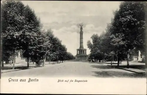 Ak Berlin Tiergarten, Siegessäule