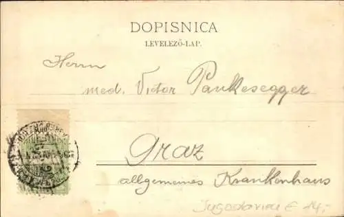 Ak Agram Zagreb Kroatien, Jellačićev trg