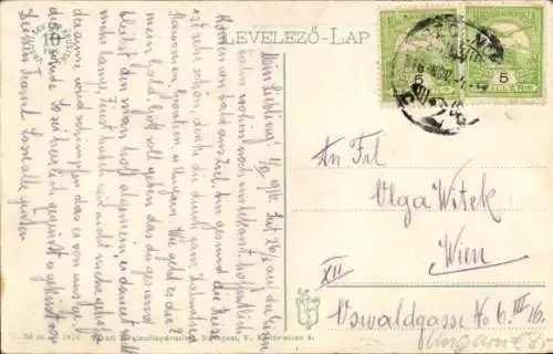 Ak Szolnok Ungarn, Szapáry Straße