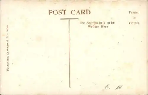 Ak Aden Jemen, Straßenszene, Passanten