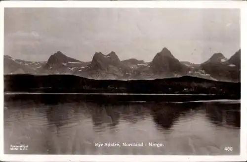 Ak Torget Nordland Norwegen, Syv Søstre, Bergkette