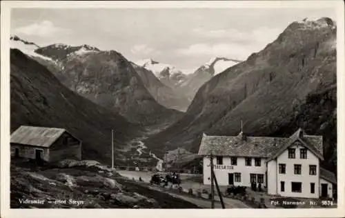 Ak Videsaeter Stryn Norwegen, Panorama, Gasthaus