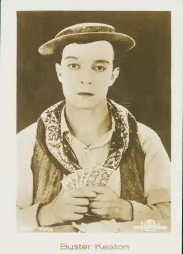 Sammelbild Hänsom Filmbilder Bild Nr. 69, Schauspieler Buster Keaton