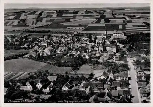 Ak Arnstein in Unterfranken, Fliegeraufnahme