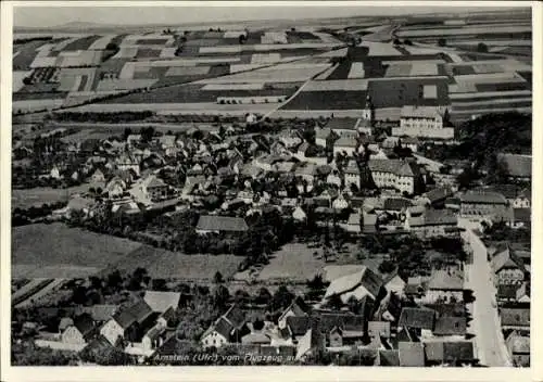 Ak Arnstein in Unterfranken, Fliegeraufnahme