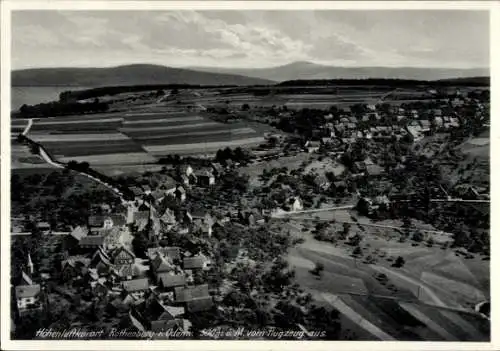 Ak Rothenberg Oberzent im Odenwald, Fliegeraufnahme, Gasthaus