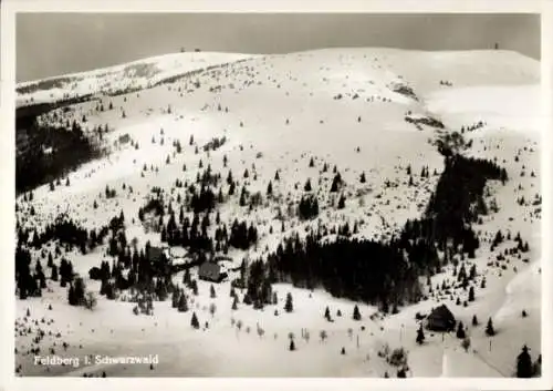 Ak Feldberg im Schwarzwald, Fliegeraufnahme, Winter