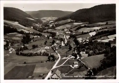 Ak Reinerzau Alpirsbach im Schwarzwald, Fliegeraufnahme