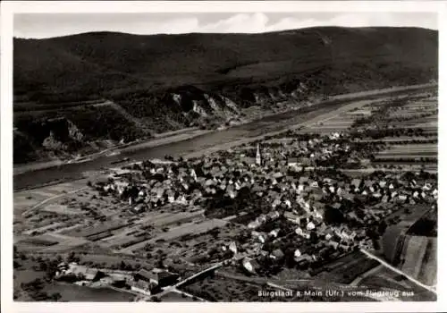 Ak Bürgstadt in Unterfranken, Fliegeraufnahme