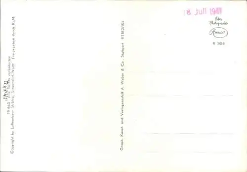 Ak Bürgstadt in Unterfranken, Fliegeraufnahme