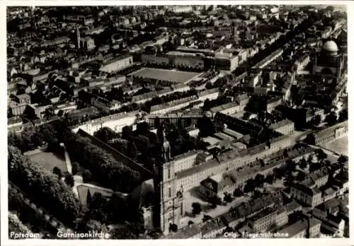 Ak Potsdam, Garnisonkirche, Fliegeraufnahme