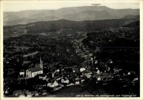 Ak Ulm (bei Achern) Baden Renchen Schwarzwald, Fliegeraufnahme