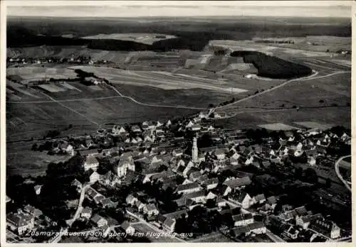 Ak Zusmarshausen in Schwaben, Fliegeraufnahme