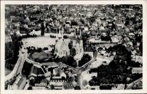 Ak Erfurt in Thüringen, Fliegeraufnahme