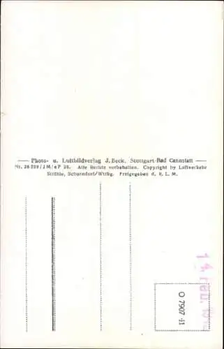 Ak Ilmenau in Thüringen, Fliegeraufnahme