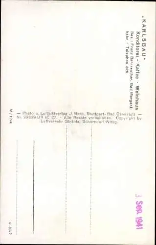 Ak Bad Mergentheim in Tauberfranken, Fliegeraufnahme