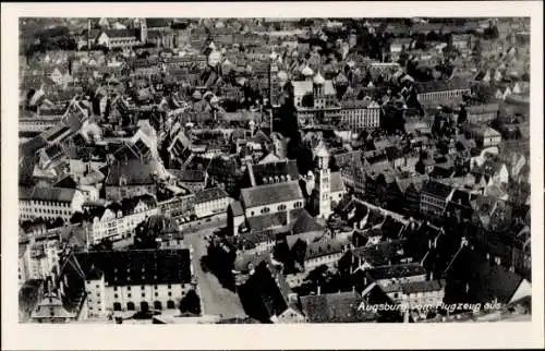 Ak Augsburg in Schwaben, Fliegeraufnahme