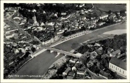 Ak Bad Tölz in Oberbayern, Fliegeraufnahme