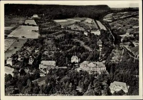 Ak Bad Mergentheim in Tauberfranken, Fliegeraufnahme