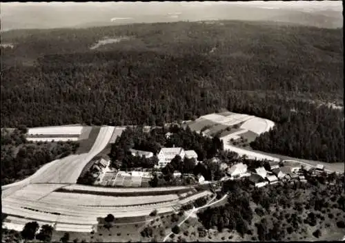 Ak Waldhausen Lorch im Remstal Württemberg, Elisabethenberg, Fliegeraufnahme