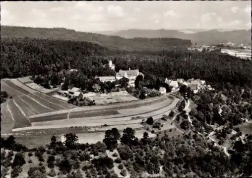 Ak Waldhausen Lorch im Remstal Württemberg, Elisabethenberg, Fliegeraufnahme