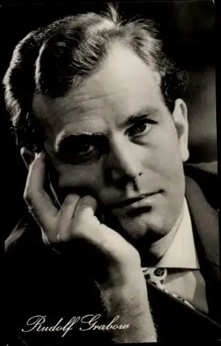 Ak Schauspieler Rudolf Grabow, Portrait