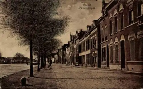 Ak Gouda Zuid-Holland Nederland, Kattensingel