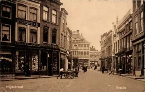 Ak Gouda Zuid-Holland Nederland, Wijdstraat