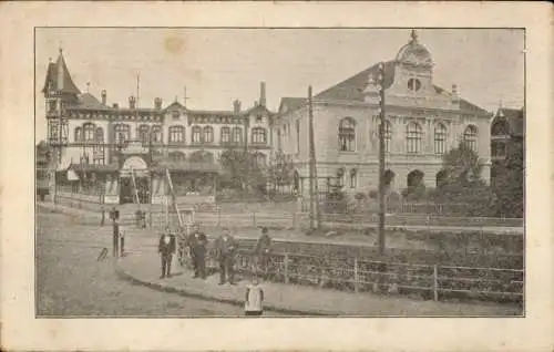 Ak Goslar am Harz, Bahnhofs-Hôtel Zum Schützenhof