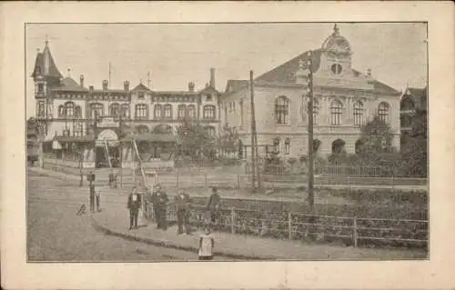 Ak Goslar am Harz, Bahnhofs-Hotel Zum Schützenhof