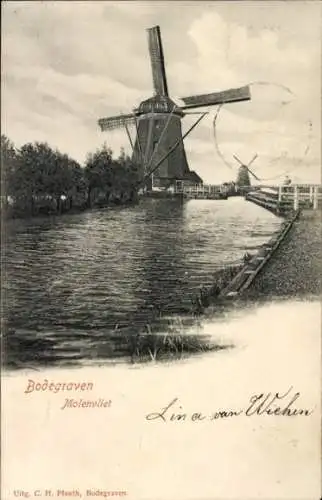 Ak Bodegraven Zuid-Holland, Molenvliet