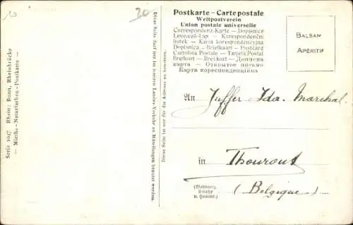 Ak Bonn am Rhein, Rheinbrücke