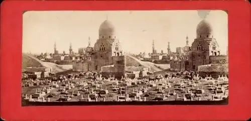 Stereo Foto Cairo Kairo Ägypten, Gräber der Mamluken