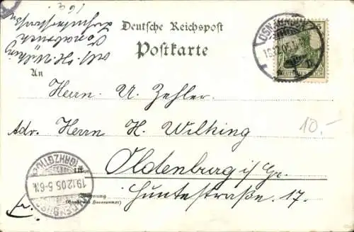 Passepartout Ak Osnabrück in Niedersachsen, Post