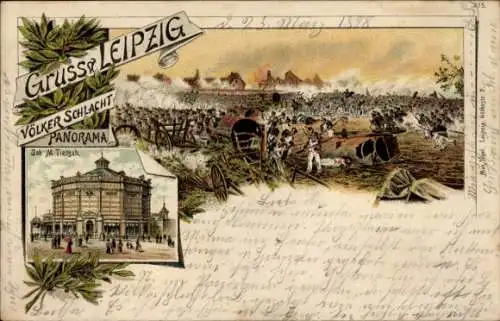 Litho Leipzig in Sachsen, Völkerschlachtpanorama