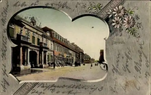 Passepartout Ak Bayreuth in Oberfranken, Friedrichstraße