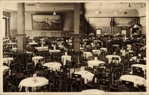 Ak Hannover in Niedersachsen, Münchener Löwenbräu, Innenansicht