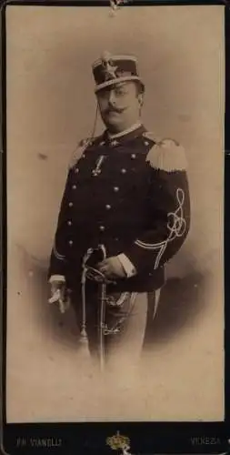 Kabinett Foto Wilhelm IV. von Luxemburg, Porträt in Uniform