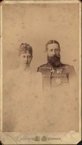 Kabinett Foto Adolf zu Schaumburg-Lippe, Viktoria von Preußen