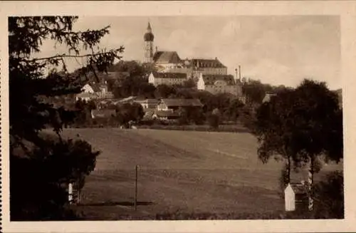 Ak Andechs am Ammersee, Kloster Andechs, Brauerei