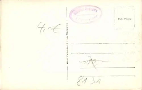 Ak Andechs am Ammersee, Gebirgspanorama