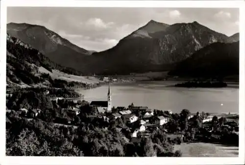 Ak Schliersee Oberbayern, Ankelalm, Blick gegen Jägerkamp und Brecherspitze