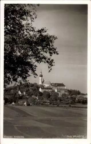 Ak Andechs am Ammersee, Kloster Andechs, Gesamtansicht